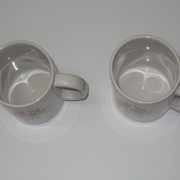 2 mugs "Trout Dinner" by Norman Rockwell - Picture 5 of 7